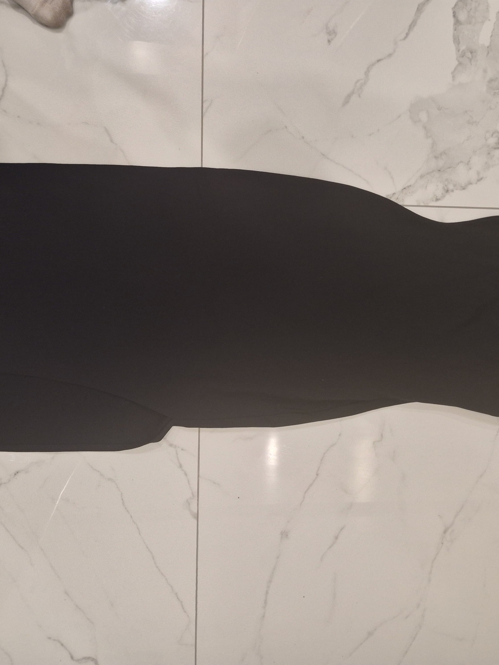 Sleek Black Maxi Bodycon Dress - Women's Elegant Evening Wear